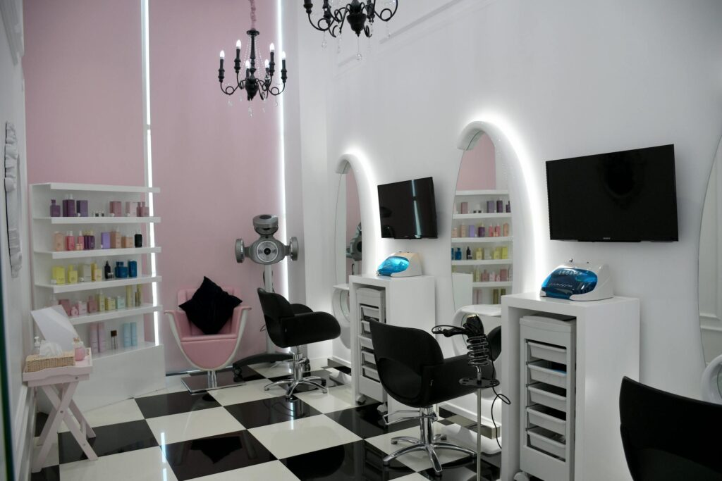 beauty salon chair